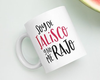 Funny Coffee Mug in Spanish: Unique Mexican Gift Idea for her