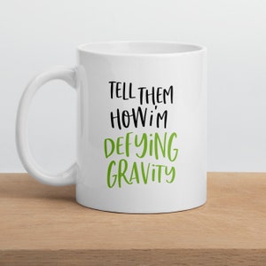 Wicked Mug inspired in a Broadway Musical for Theatre Lovers