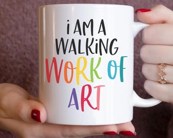 Work of Art Broadway Coffee Mug - Perfect Gift for Musical Theatre and Broadway Enthusiasts