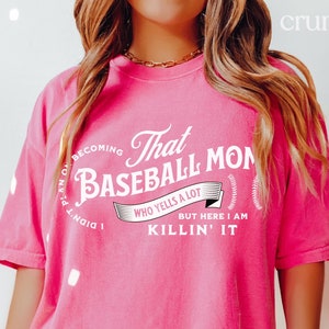 Baseball Shirt for Baseball Mom Graphic Shirts for Baseball Team High School Baseball Tshirt for Women Game Day Tee