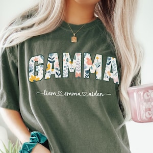 Custom Comfort Colors Gamma Shirt Retro Gamma T-shirts Personalized Gamma Clothes Cool Gamma Outfit Gamma Gift