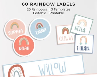 Rainbow Name s Etsy