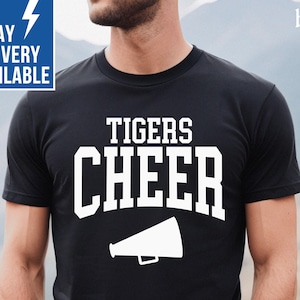 Personalized Cheer Dad Shirt for Game Day Cheer Shirts Custom Cheer Dad Gift Shirt for Men with Team Name Custom Cheer TShirt