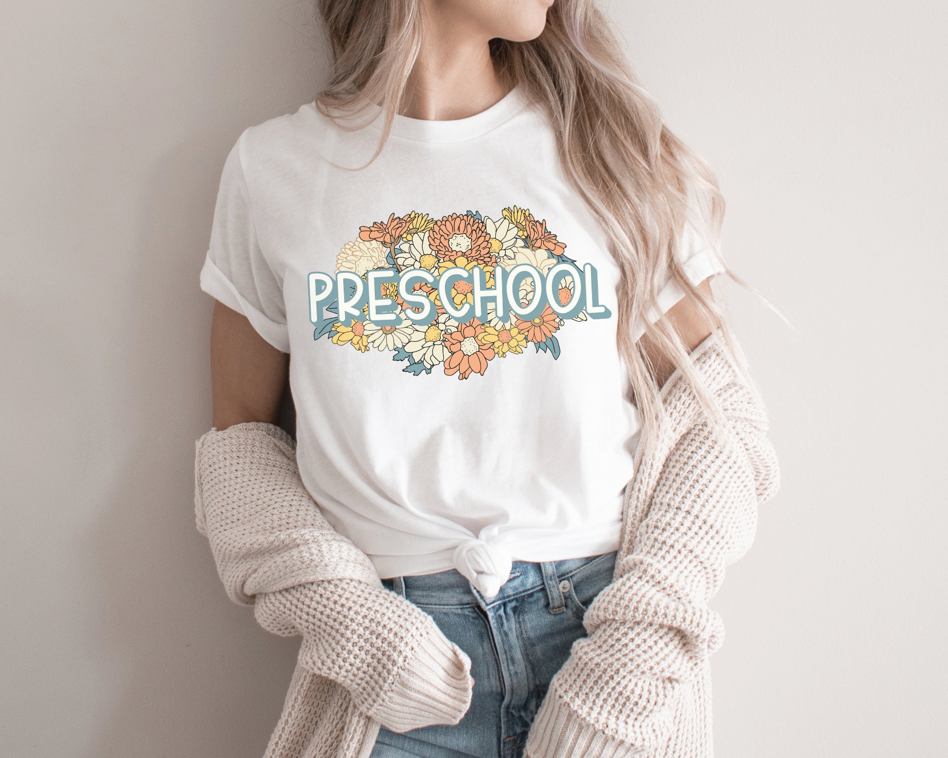etsy preschool teacher shirts