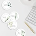 Classroom Labels EDITABLE on Canva, Printables, Watercolor Greenery, Modern Farmhouse Design 