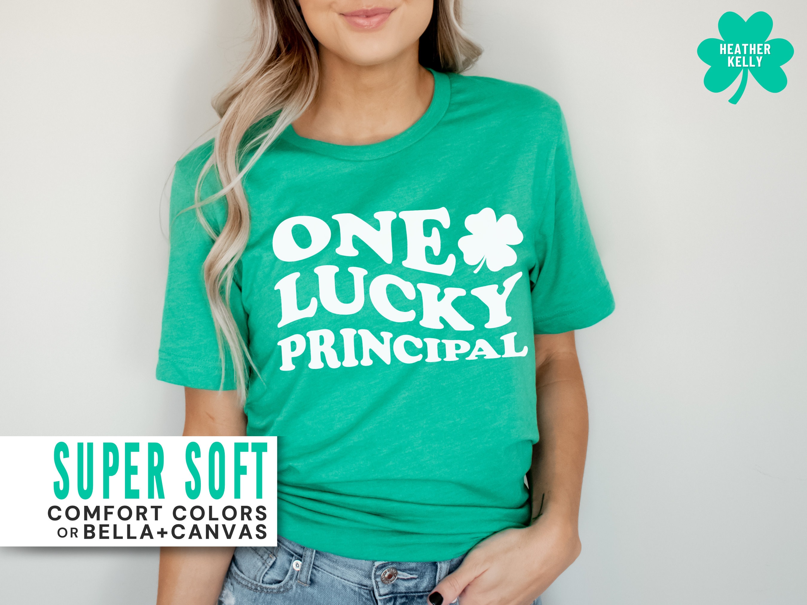 Vintage Luckiest Principal Ever Matching St Patricks Day T-Shirt Vintage Luckiest Principal Ever Matching St Patricks Day T-Shirt