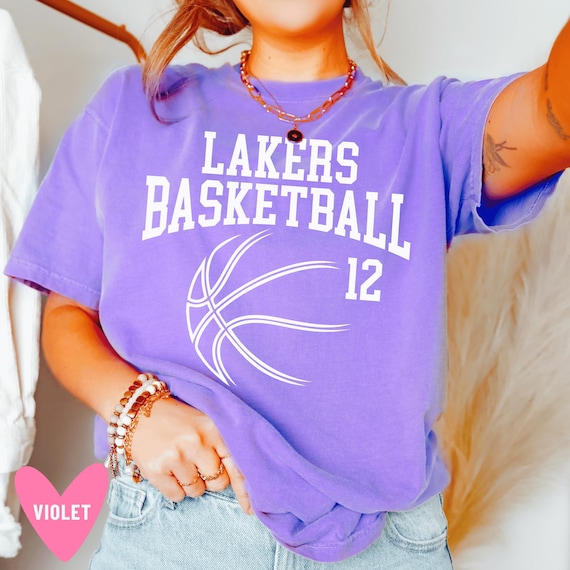 Custom Basketball Shirt for Basketball Mom Shirts for Game Day Basketball Comfort Colors Tshirt for Women with Team Name Personalized Gift
