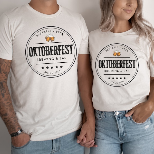Women's Oktoberfest Bier T-Shirt - German Beer Heart Print Casual Tee (Prost Bavarian Style) - View #4
