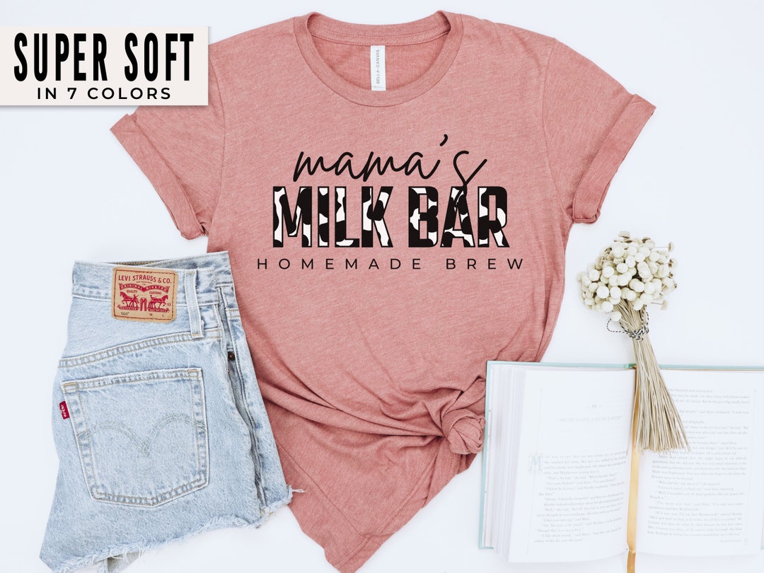 Mama's Milk Bar Shirt Breastfeeding Tshirt Funny Breastfeeding Tee