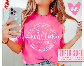 Realtor Shirt for Real Estate Agent Personalized Realtor Shirts for Realtor Real Estate Shirt Realtor Tshirt Real Estate Agent Closing Gift