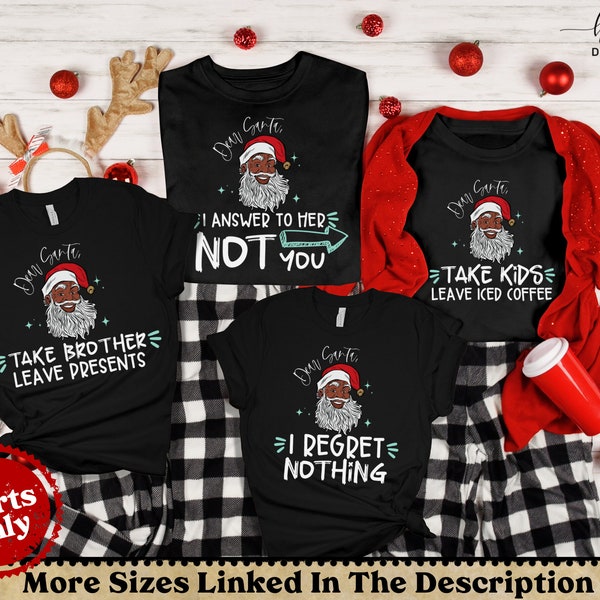 Black Santa Pajamas Etsy