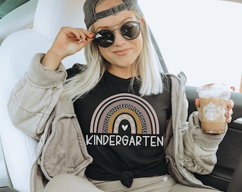 Kindergarten Teacher Shirt | Rainbow Teacher Shirt | Kindergarten Crew Shirt | Kindergarten Teacher Tee | Kindergarten Shirt
