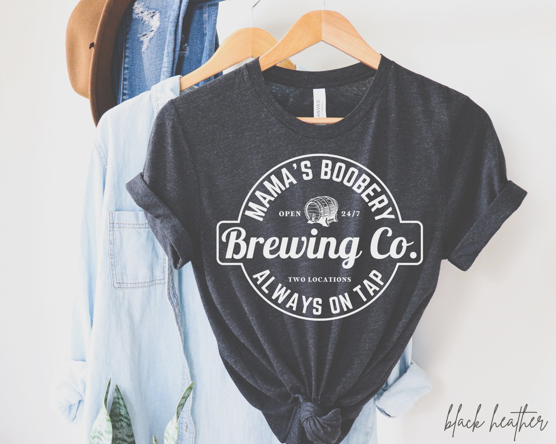Breastfeeding Brewery Shirt Mamas Boobery Shirt Funny Etsy
