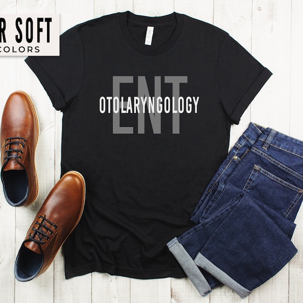ENT Shirt Otolaryngologist T-Shirt Gift for ENT Doctor Shirt ENT Student Ear Nose and Throat Shirt Otolaryngology Shirts for Men