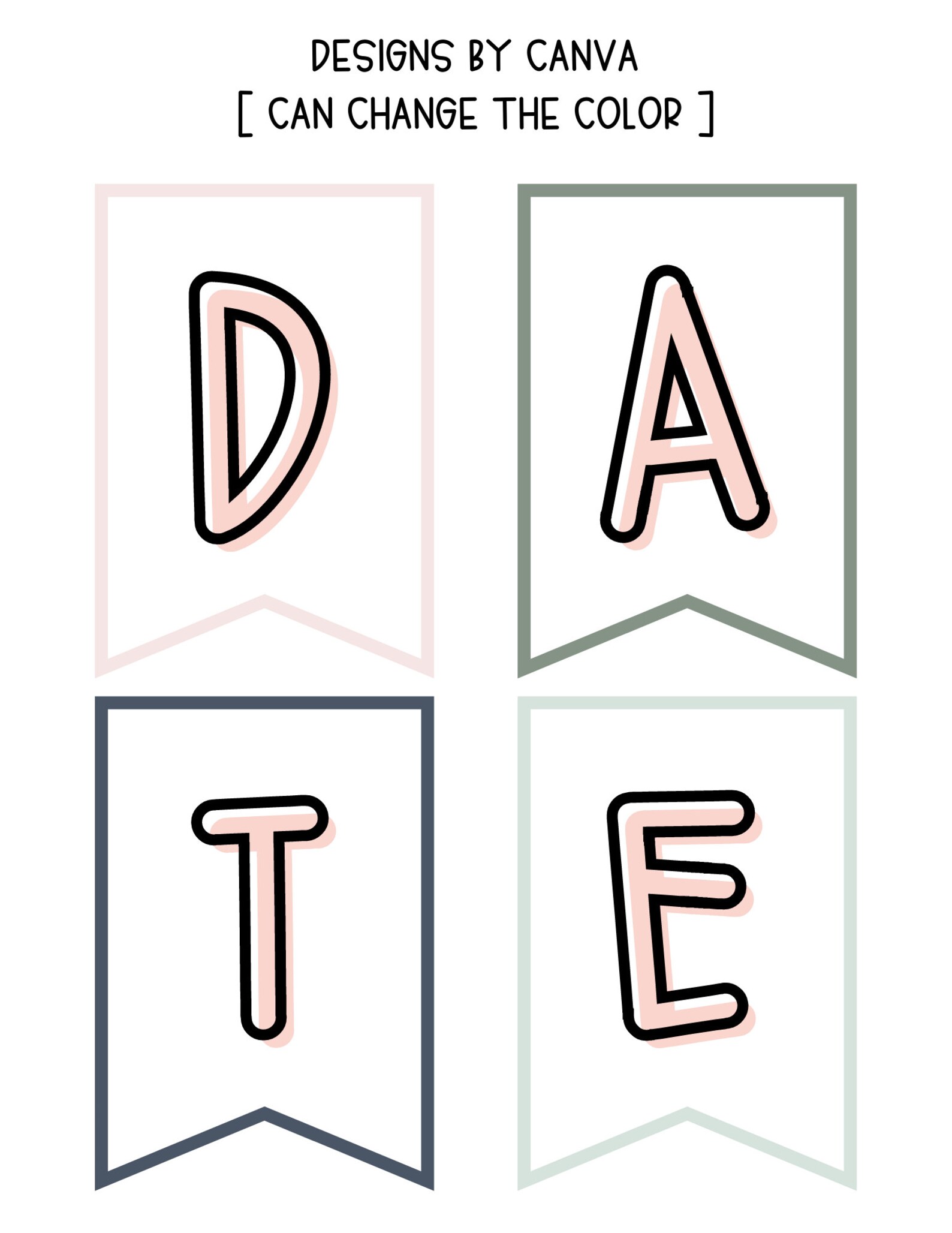 Editable Bulletin Board Banners Customizable on Canva Etsy Canada