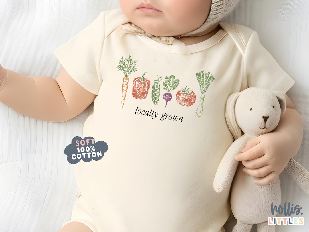Locally Grown Baby ONESIES® Funny Onesie® for Baby Locally Grown Funny Shirt