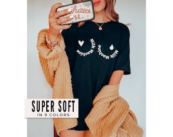 Breastfeeding Mama Shirts Breast Feeding Mom Gift Boobery Shirt Milk Maker Machine Normalize Breastfeeding Tshirt Breastpumping New Mom Gift