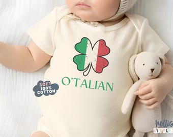 O'Italian ONESIES® Brand Bodysuit St. Patrick's Day Onesie® for Toddler Shirt Irish Kids Shirt