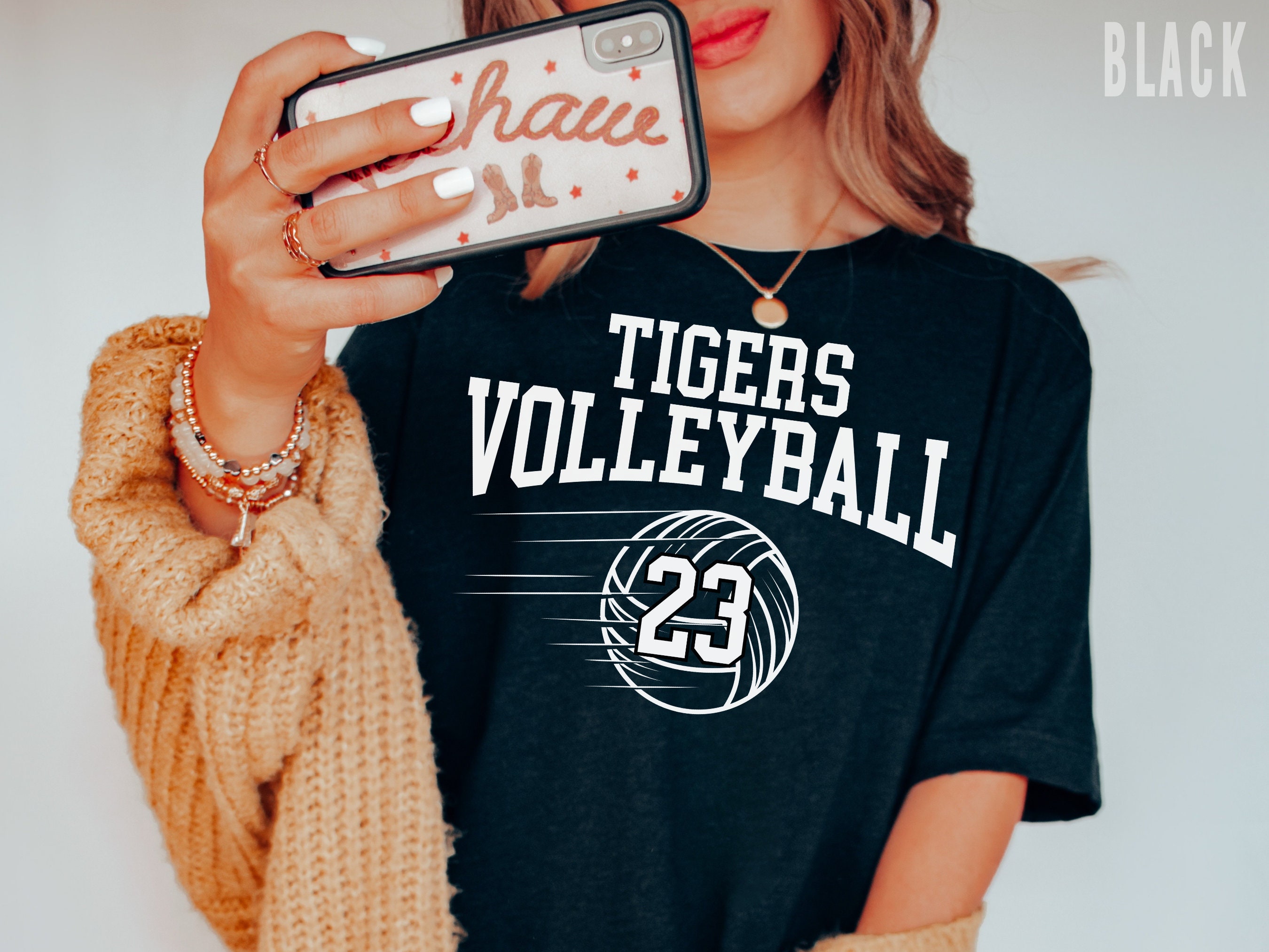 Custom Volleyball Shirt for Volleyball Mom Shirts for Volleyball Team Name Tshirt High School Volleyball T Shirt for Women Game Day Tee