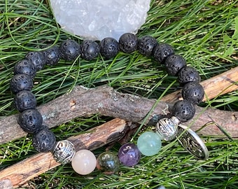 Virgo Zodiac Crystal Bracelet, Handmade Gemstone Jewelry for Spiritual Balance, Perfect Gift for Astrology Lovers