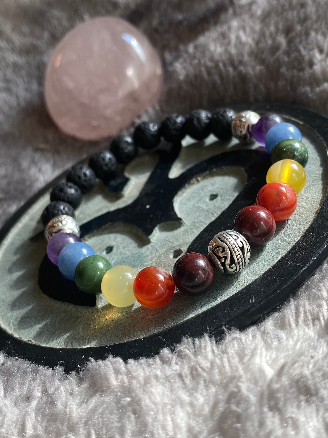 Rainbow Crystal Bracelet, Pride Flag Bracelet - Etsy