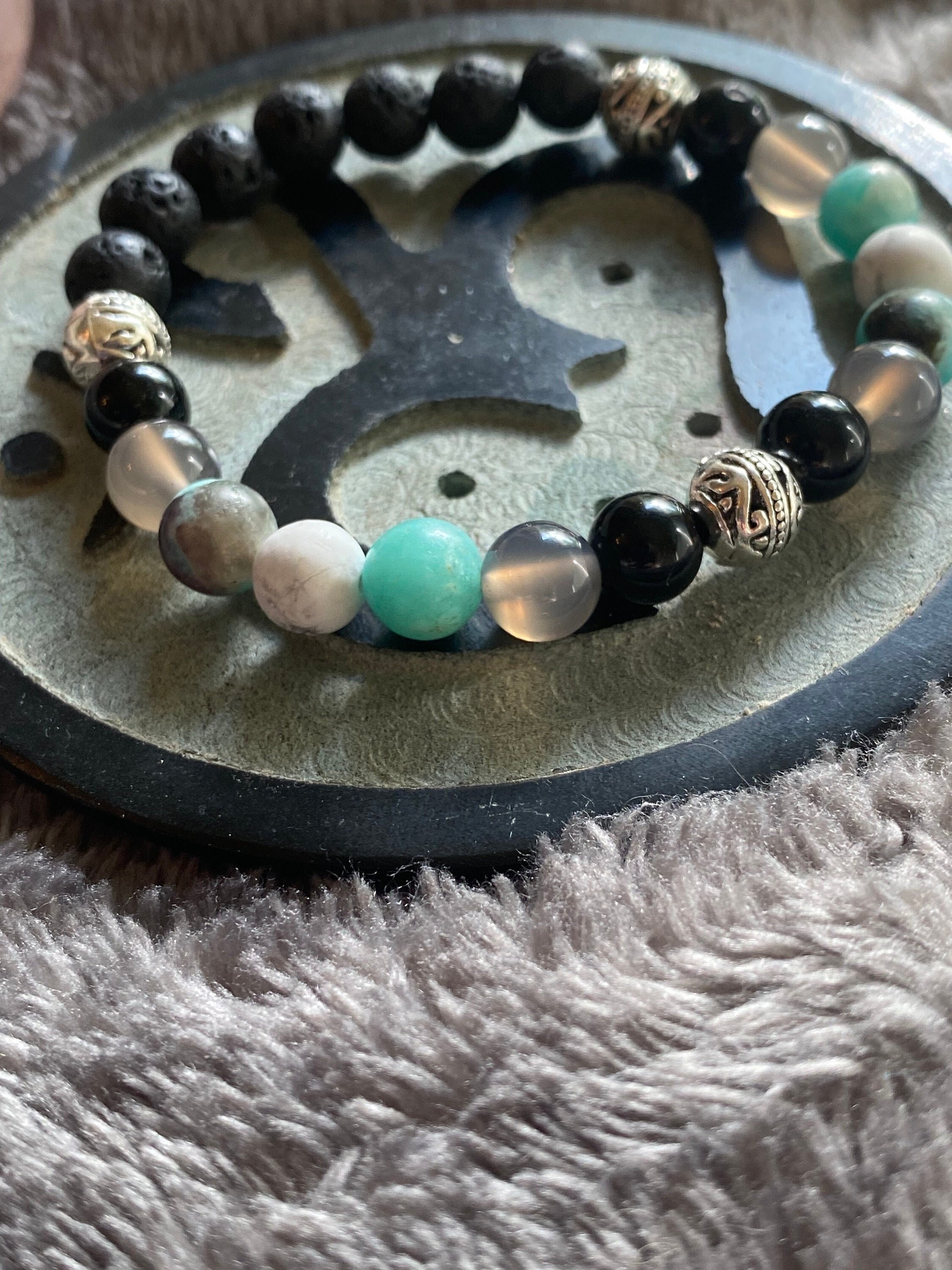 Demiboy Flag Crystal Bracelet, Pride Flag Bracelet