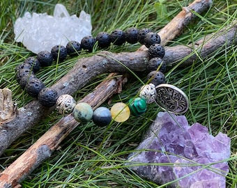 Handgefertigtes Skorpion Kristall Sternzeichen Armband, bedeutungsvoller spiritueller Schmuck für den Selbstausdruck, ideales Geschenk für Astrologie-Enthusiasten