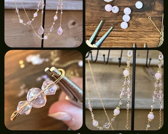 Handleiding voor het zelf maken van een brillenketting: stapsgewijze instructies voor knutselprojecten en accessoires.