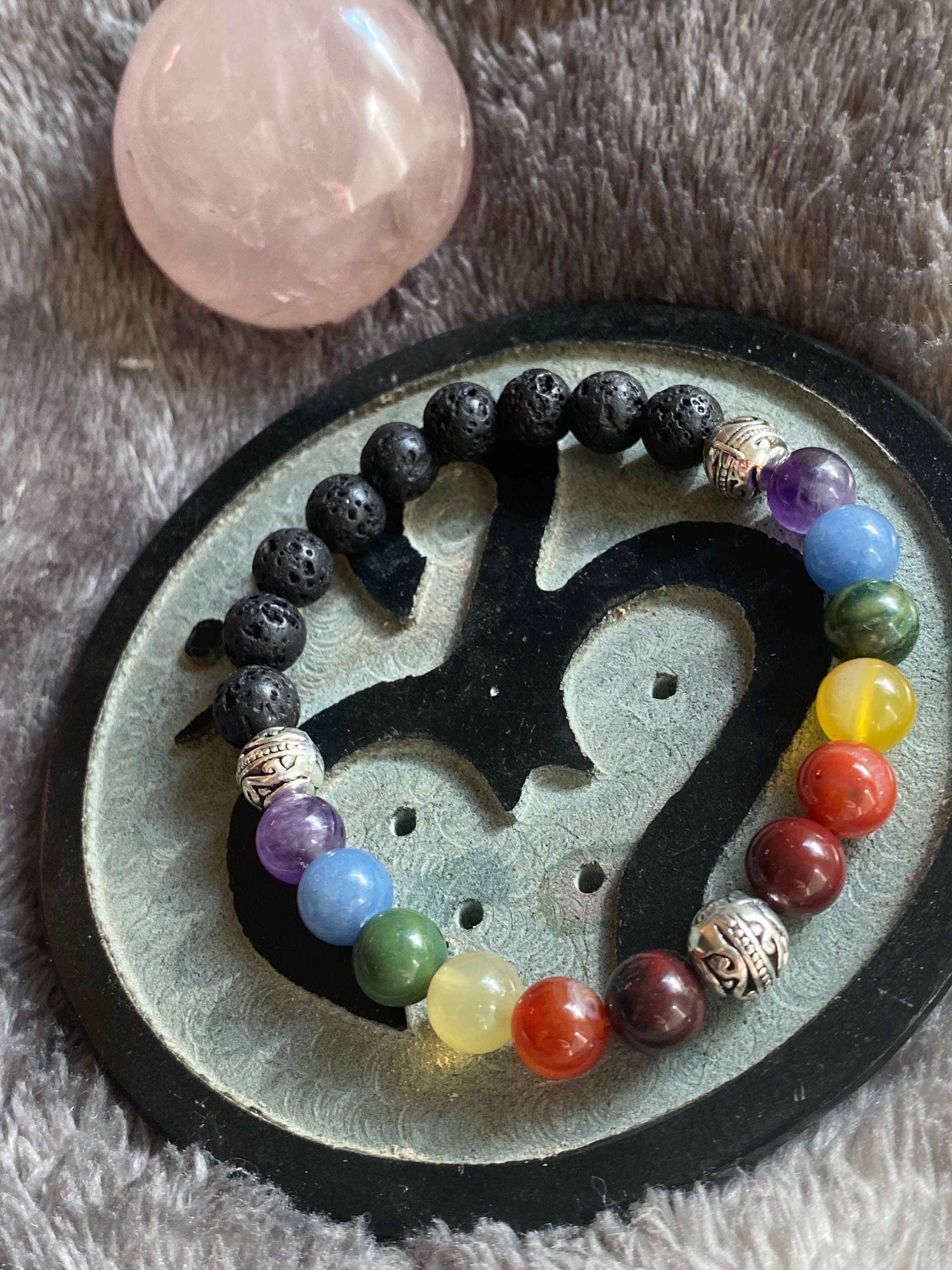 Rainbow Crystal Bracelet, Pride Flag Bracelet - Etsy