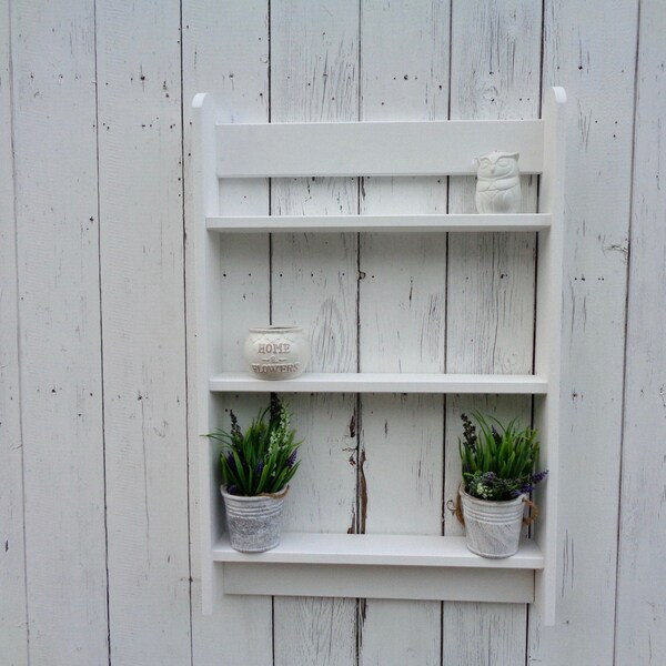 White Wall Shelf Etsy