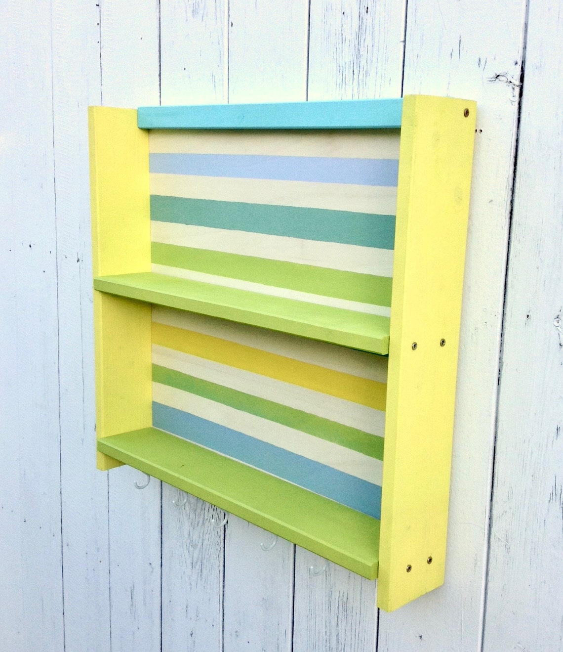 Modern wall shelf colorful funky furniture shelving unit Etsy