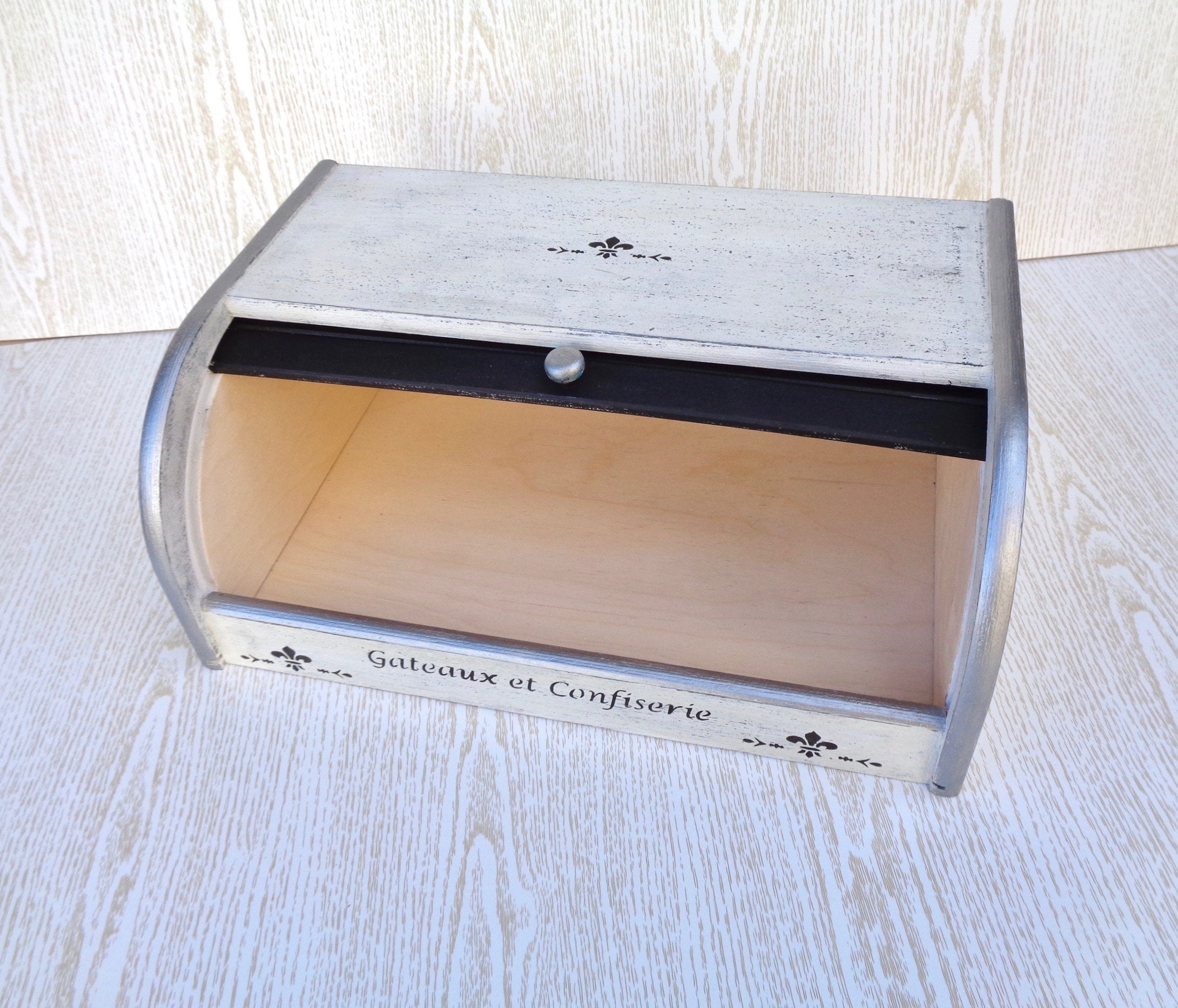 Bread Box Modern Farmhouse Breadbox Kitchen Organization Etsy
