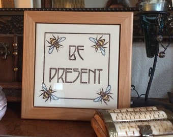 Be Present Art Tile