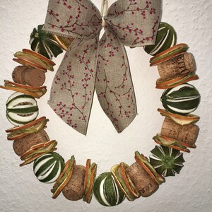 Dried mixed fruits, Christmas Wreath, Dried Fruit wreath, smelly wreath, fruity wreath