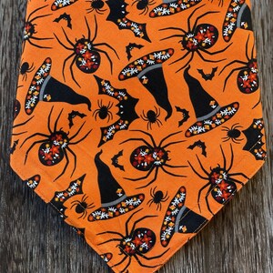 Witches Hats, Bats and Spiders Halloween Bandana