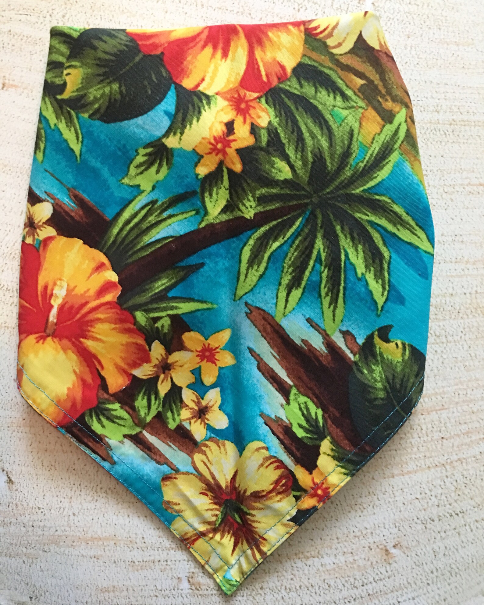 Hawaiian Print Bandana - Etsy