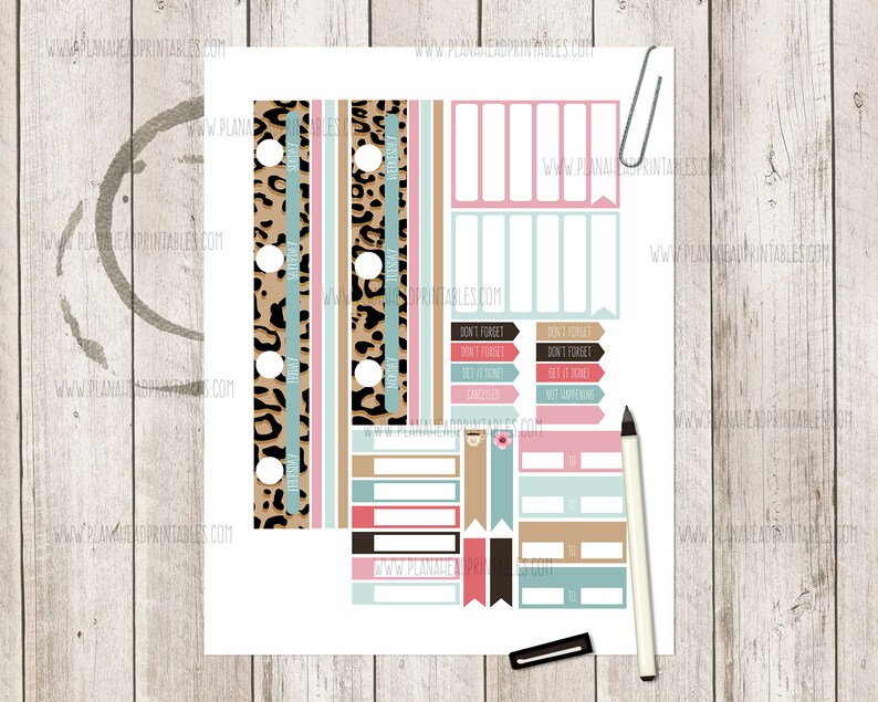 STORE CLOSING Big Happy Planner Printable Stickers Vertical Weekly Kit