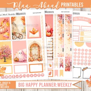 Big Happy Planner Printable Stickers Vertical Weekly Kit, A Perfect ...