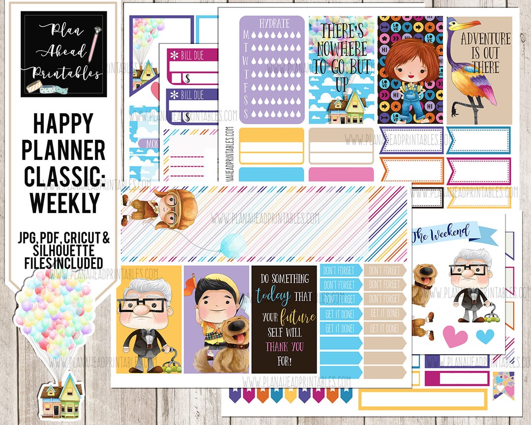 STORE CLOSING Happy Planner Printable Stickers Classic Vertical Weekly ...