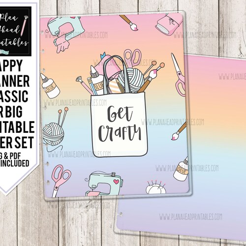 Classic Happy Planner Printable Cover Dashboard and Divider - Etsy