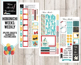 Hobonichi Weeks Printable Planner Stickers Weekly Kit Magical Memories