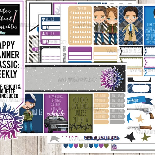 Printable Happy Planner Stickers Classic Happy Planner | Etsy