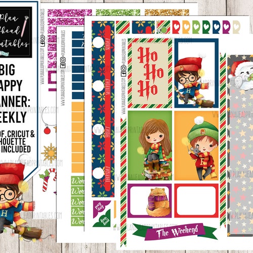 PRINTABLE Big Happy Planner Stickers Kit Floral Planner | Etsy