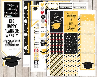 Grad Planner Stickers - Etsy