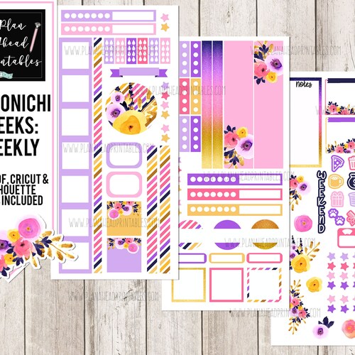 Printable CHRISTMAS Planner Stickers Kit Hobonichi Weeks - Etsy