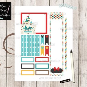 Big Happy Planner Printable Stickers Vertical Weekly Kit, Magical ...