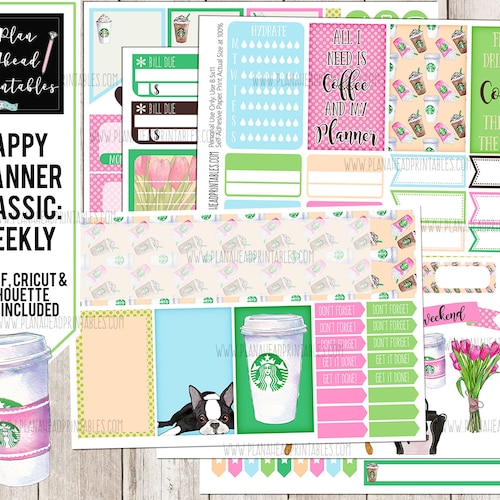 Happy Planner Printable Miss Maker Weekly Layout Classic - Etsy