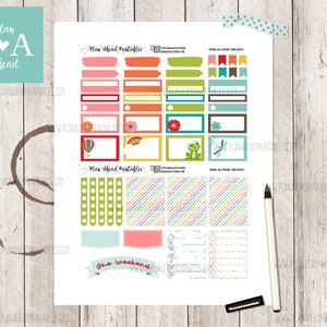 STORE CLOSING Happy Planner Printable Stickers Classic Vertical WEEKLY ...