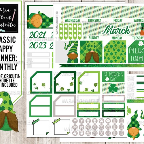 Paper &amp; Party Supplies Calendars &amp; Planners Paper Set of 12 Monthly ...