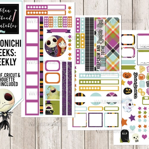 Printable HOBONICHI Weeks Planner Stickers Camping Planner - Etsy